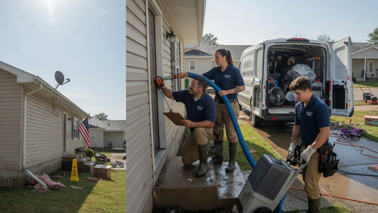 Ceiling Water Damage Restoration in Osceola, NE near me